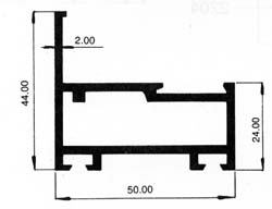 alumunium Curtain Wall-Curtain Wall Group 2083 - 2084